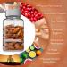 Crafted Nutrients Vitamin C 1000mg with Bioflavonoids & Wild Rose Hips - 60 Softgels | High Potency Antioxidant & Immune Support - Buy Online on GoSupps.com