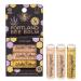 Portland Bee Balm Chapstick Assorted Lavender Yuzu Unscented 3-Pack