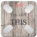 Smart Digital Scale - Motivational Modern Design, Weight Scale, Body Fat Monitor, 12 Key Composition, iOS Android APP, Auto Recognition, BMI, BMR, Bluetooth Smart Bathroom Scale. (Wood)