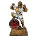 Decade Awards Monster Trophy | Engraved Victory Beast Award with Themed Inserts - 6.75 Inch Tall - Customize Now March Madness