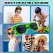 Minecraft Baseball Cap Set for Kids - 2 Snapback Caps & Sunglasses | Boys Sun Protection Black/Green Official Merchandise - Buy Online on GoSupps.com