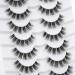 3D Clear Band Soft Faux Mink Cat Eye False Eyelashes - 7 Pairs Natural Wispy Reusable | Happy Heartbeat (No.202) - Buy Online on GoSupps.com