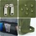 WANDF Water-Resistant Nylon Toiletry Bag - Lightweight Dopp Kit for Men and Women - A-Pure Army Green - Buy Online on GoSupps.com