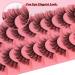 JIMIRE Lashes Fluffy Natural Look Wispy Russian Strip Faux Mink Lashes Cat Eye 14MM False Lashes 8 Pairs Pack - Buy Online on GoSupps.com