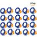 Txyk 20 Pairs Soft Reusable Silicone Ear Plugs with Cord | Noise Reduction 25dB - Ultimate Comfort for Travel & Sleeping - Buy Online on GoSupps.com