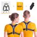 HEMERA posture corrector for back neck and shoulder pain | Back support against tension Black XS-M