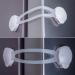 Universal Child Lock - 8 Piece Set in White Transparent for Drawer Cabinet Toilet Seat & Appliance Safety - Buy Online on GoSupps.com