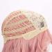 FAELBATY 14 Inch Pink Cosplay Loose Wave Wig - Short Curly Wavy Synthetic Costume Wig for Women - Pastel Pink - Buy Online on GoSupps.com