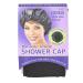 Annie X-Large Double Lined Waterproof Shower Cap (Black) - 4407 - Buy Online on GoSupps.com