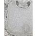 Royal Icon 100% Organic Cotton Baby Bibs - Soft & Absorbent - Set of 6 Grey Bibs for 0-12 Months | Hook and Loop Closure | Ideal for Boys and Girls - Buy Online on GoSupps.com