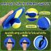 Kids Toss and Catch Game Set - 20 Paddles, 10 Balls - Outdoor Beach Ball Sports Games - Nylon Catch Toys for Kids and Adults - Playground Fun - Blue Yellow (10 Sets) - Buy Online on GoSupps.com