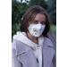 Buy Washable Black Hand-Embroidered Face Masks - 3 Layers 100% Cotton Breathable & Reusable Fashionable Masks | International Shipping - Buy Online on GoSupps.com