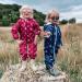 LittleLife Children's Waterproof Fleece-Lined All-In-One Puddle Rain Suit - Pink Flowers 12-18 Months - Buy Online on GoSupps.com