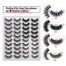 JIMIRE 20 Pairs False Eyelashes - 4 Styles Fluffy 3D Faux Mink Lashes Pack (12MM-16MM) - Best Value Bundle - Buy Online on GoSupps.com