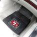 Fanmats 8902 San Francisco 49ers 2-Piece Car Mat Set - Front Row, Heavy Duty Vinyl, All-Weather Protection - Buy Online on GoSupps.com