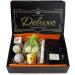 Brubaker 8 -part organic bathing chocolates "Deluxe aloe vera & green tea" - vegan - natural ingredients - olive oil shea butter coconut oil cocoa butter - handmade - including gift box aloe vera & green tea deluxe