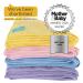 Buy Little Gubbins Microfiber Baby Cleaning Towels x 20 | Reusable Washable Cloths with Washing Bag | Ideal for Hands & Face | Pink Blue Yellow Violet - Buy Online on GoSupps.com