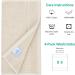 East'N Blue Lara Turkish Cotton Washcloths - Quick Dry, Extra Soft & Absorbent - 4 Pack Set (Beige) - Buy Online on GoSupps.com