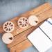 Weekly Pill Box Organizer | 7 Day Portable Pill Case | Cute Wood Design for Medicine & Vitamins | Travel-Friendly Magnetic Pill Organizer - Buy Online on GoSupps.com