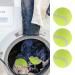 Dryer Balls Set of 3 | Diameter 6 cm Rubber Core Yellow Polyester Felt | Tennis Balls Dryer Drying Time Saving Energy Saving