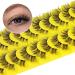 Yawamica Cluster Lashes C Curl Wispy Individual 8-16MM DIY Eyelash Extension Kit - 100 Clusters Natural Fluffy Pesta, 10 Pairs for Lash Extension Look - Buy Online on GoSupps.com