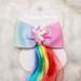 6 Colors Princess Unicorn Hair Bow Clip Extensions for Kids - Set of 6 Unicorn Ponytail Bows - 14 Inch - Buy Online on GoSupps.com
