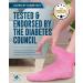 Doctor's Select Diabetic Socks 4-Pack - 1/4 Length for Men and Women | Large Light Blue, Blue, Purple, Pink - Buy Online on GoSupps.com