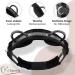 Esposita Riding Strap with 2 Leather Handles - Child & Rider Safety Lunging Belt Vaulting Belt Wooden Horse Accessories - Black - Buy Online on GoSupps.com