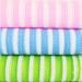 Exfoliating African Net Bath Wash Cloths - 35.5 x 11 inches Pack of 3 - Pink(Soft) Blue(Medium) Green(Frim) - Elastic Durable and Gentle Body Scrub Cloth for Effective Cleaning - Korea Made 3 Colors (Light Blue Natura...