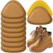 Leather Boots Heel Grips Liner Cushions 4 Pair Premium Heel Cushion Inserts for Women/Men Loose Shoes Heel Pads Improved Comfort and Fit for Sneaker Leather Shoes High Heels Brown Yellow 4 Pair