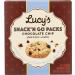 Lucy's Chocolate Chip Cookie Snack'n Go Packs, 6.3 Ounce