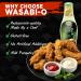 WASABI-O Premium Fusion Mayonnaise Real Wasabi & Ketchup Blend Ideal for Fish and Chips Sandwiches Salads and Coleslaw - 12oz (340g) - Buy Online on GoSupps.com
