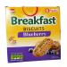 Sobisk Cookies, Biscuits Blueberry Breakfast 6 Packs, 5.3 Ounce