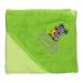 Wolimbo hooded towel personalized with name and motif - green - 100x100 cm - for baby and children 100x100cm green / hooded -dark green