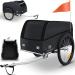 Kesser Bicycle trailer cargo trailer Transport trailer High -drawn with coupling including cover folding function.
