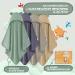 Fuchsundpanda Extra Thick Baby Hooded Towel | 100% Bamboo 75x75cm | Warm Soft Perfect Gift in Copper-Green - Buy Online on GoSupps.com