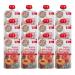 Earth's Best Organic Baby Food Pouches, Stage 2 Fruit and Grain Puree for Babies 6 Months and Older, Organic Apple Peach and Oatmeal Puree, 3.5 oz Resealable Pouch (Pack of 12)