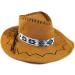 Handmade Southwestern Cowboy Rodeo Hatband with White Turquoise Beads - Buy Online on GoSupps.com