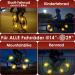 Weidebach Spoking Reflectors - High Radiance Bicycle Cat Eyes StVZO-Compliant & Reflective Stickers (4 Pieces) for All Wheel Sizes - Optimize Safety & Style! - Buy Online on GoSupps.com