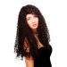 WIG ME UP - Long Dark Brown Caribbean Style Wig with Elaborate Kinks & Curls for Ladies | Latin BA-1-4 - Buy Online on GoSupps.com