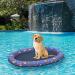 Pet Soft Inflatable Dog Float Raft - Large Blue for Summer Swimming - Buy Online on GoSupps.com