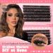 Buy Eefofnn Fluffy Lash Extension Kit - 240pcs DIY Individual Eyelashes 80D+100D Cluster Lashes Bond & Seal Glue Tweezers - 10-20MM D Curl Volume - Buy Online on GoSupps.com