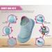 Dookeh Baby Shoes - Non Slip Soft Sole Sneakers for Boys and Girls | Toddler Infant Sock Shoes 6-9 Months | Gray - Buy Online on GoSupps.com