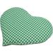 Flaxseed Heart Pillow 30x25cm - Green-White Heat & Grain Pillow - Perfect Charming Gift - Buy Online on GoSupps.com
