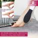 Pack of 3 Professional Pedicure Foot File of Good Plastic and Steel Grades Remove Callus Hard Skin Remover Double-Sided Exfoliator-Scrubber Easy to Use with Ergonomic Grip - Buy Online on GoSupps.com