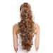 WIG ME UP N1095-V-27 | Long Curly Blonde Strawberry Blonde Ponytail Hairpiece - 65 cm Voluminous Braid for Stunning Styles - Buy Online on GoSupps.com