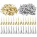 HUAZIZ 100 pieces alligator hair clips hair clips crocodile terminals for hair styling 45mm ideal for hairstyle and other hair accessories but also great for tinkering 100 pieces alligator hair clip 45mm
