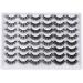 24 Pairs Mink Fluffy False Eyelashes 20MM Wispy Thick Volume D Curl - Multipack of A-Fluffy 6 Styles - Buy Online on GoSupps.com