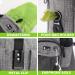 XL Dog Walking Bag with Water Bottle Holder | Waterproof Treat Pouch | Adjustable Straps | Grey + Green - Buy Online on GoSupps.com