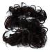 CAISHA XXL Hairpiece Scrunchy Updo Bridal Hairstyle Voluminous Curly Messy Bun Brown Black Mix HW37 brown black mix #1H6A HW37